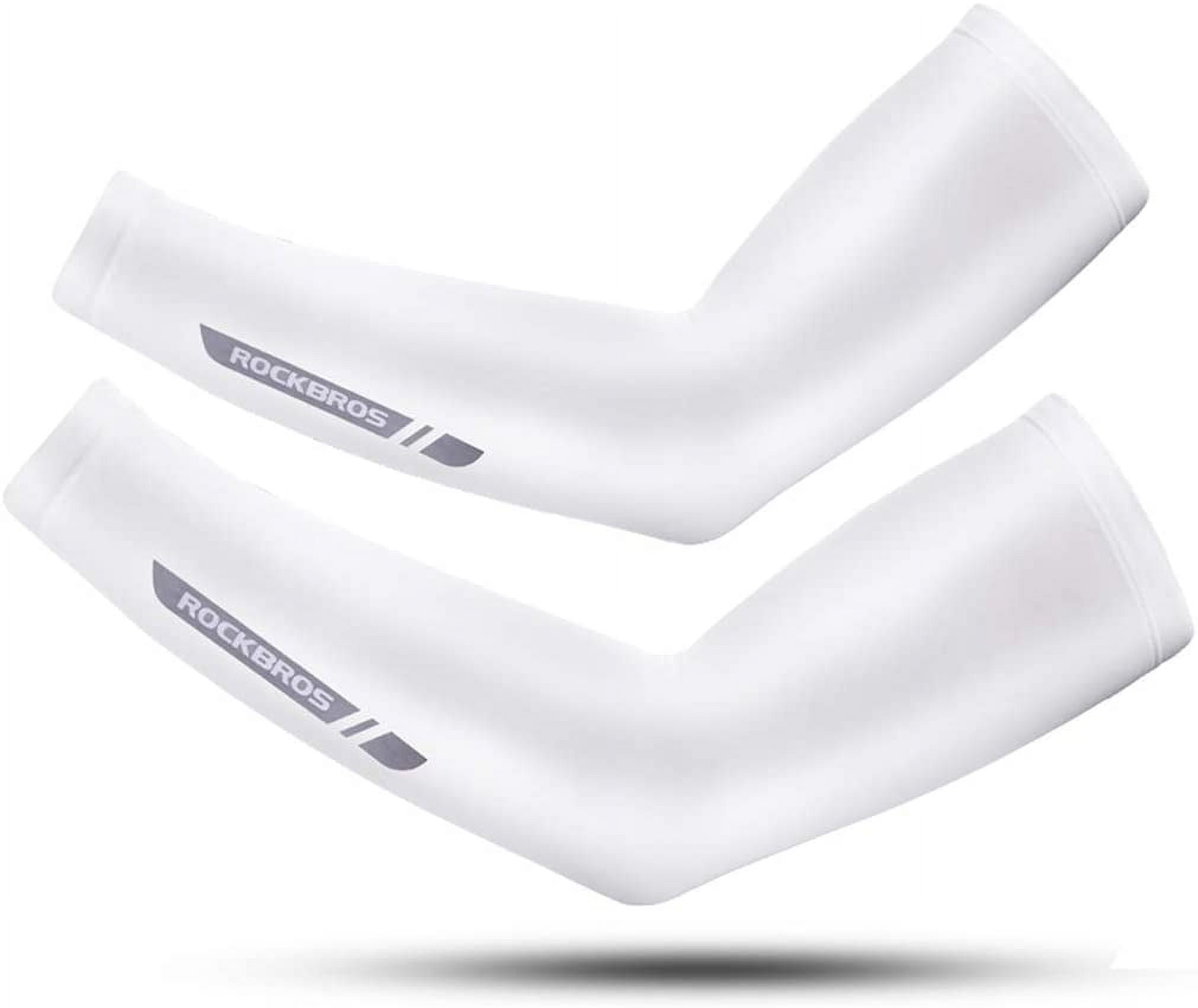 RockBros Cooling Arm Sleeves UV Protection – Unisex Ice Fabric Sun Sleeves For Cycling Outdoor