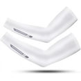 thumbnail image 1 of RockBros Cooling Arm Sleeves Long Sun Sleeves for Men Women UV Sun Protection Arm Sleeves White XL, 1 of 3