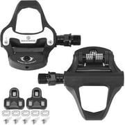 RockBros Cycling Pedals Road Bike Self Lock Pedals Cleats Set with Shimano Look KEO Cleat 2 Sealed Pedals 9/16" Clipless Pedals