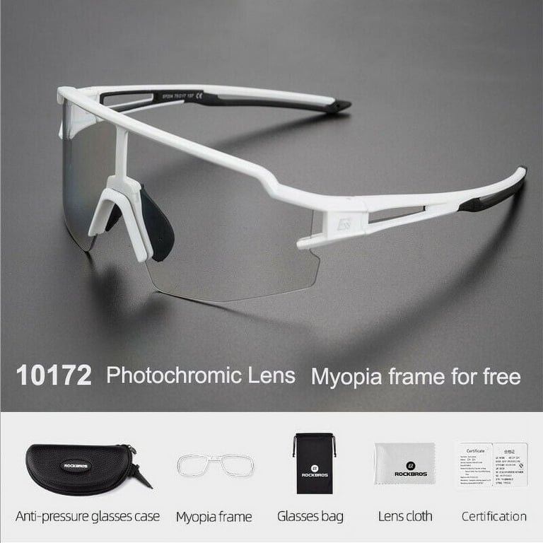Rockbros photochromic top cycling glasses