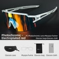 thumbnail image 1 of RockBros Photochromatic Polarised Cycling Glasses Outdoor Sport Sunglasses UV400, 1 of 5