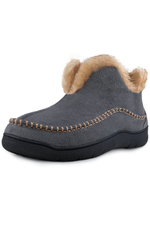 Men's Camelback Faux Wool Lined Bootie Slipper