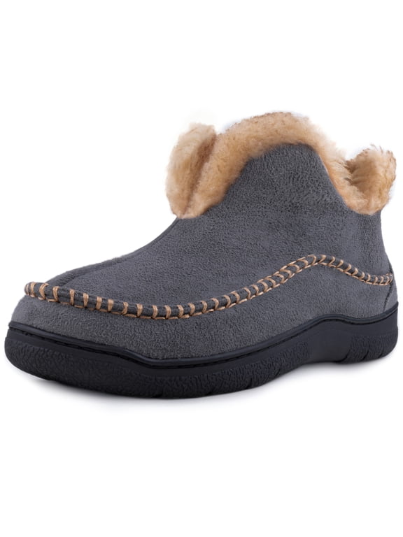 Men's Camelback Faux Wool Lined Bootie Slipper