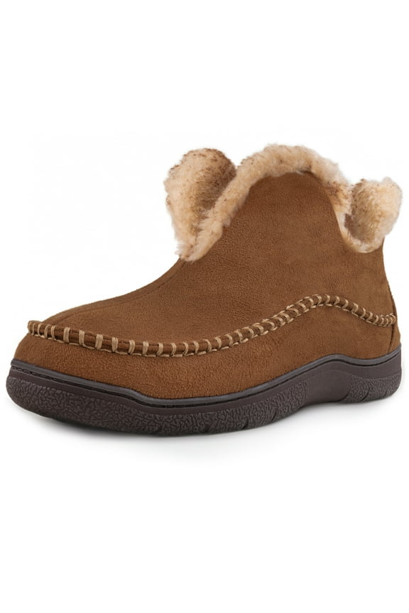 Men's Camelback Faux Wool Lined Bootie Slipper