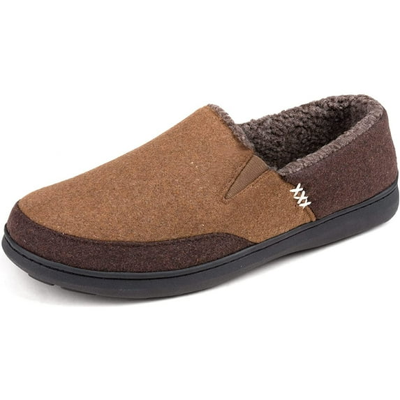 RockDove Men's Contrast Color Closed Back Slipper