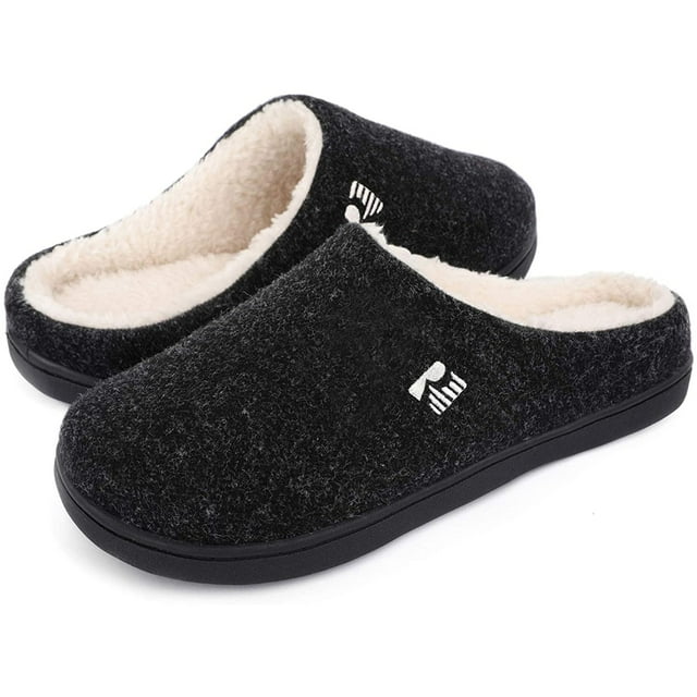 RockDove Men's Fleece Lined Memory Foam Clog Slipper - Walmart.com