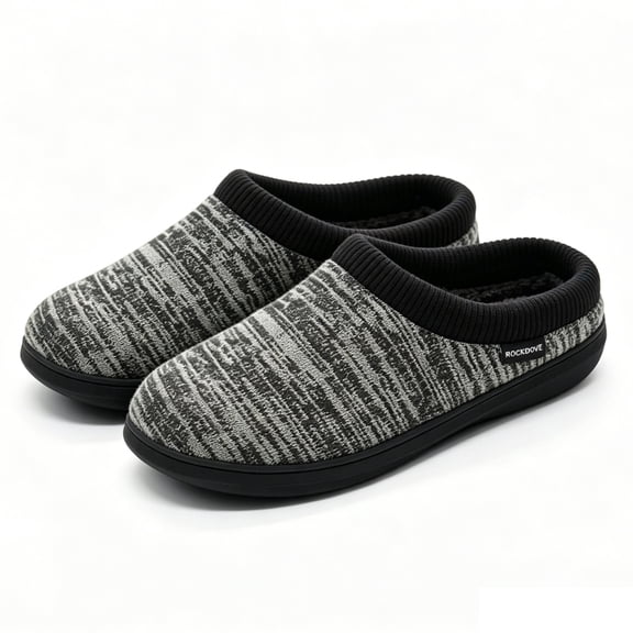 RockDove Men's Hoodback Slipper with Memory Foam