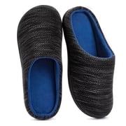 RockDove Men's Knit Dual-Tone Memory Foam Slipper