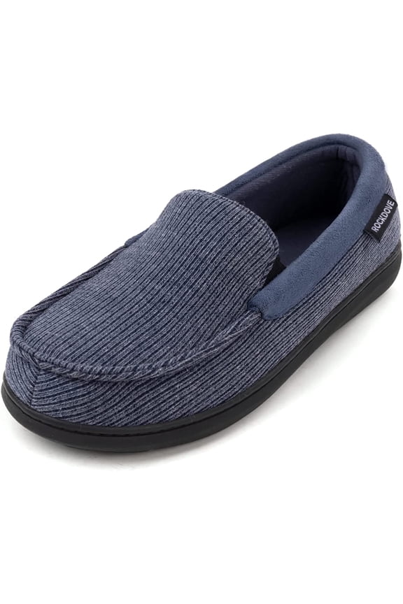 Ravelier Men's Liam Jersey Knit Moc Slipper