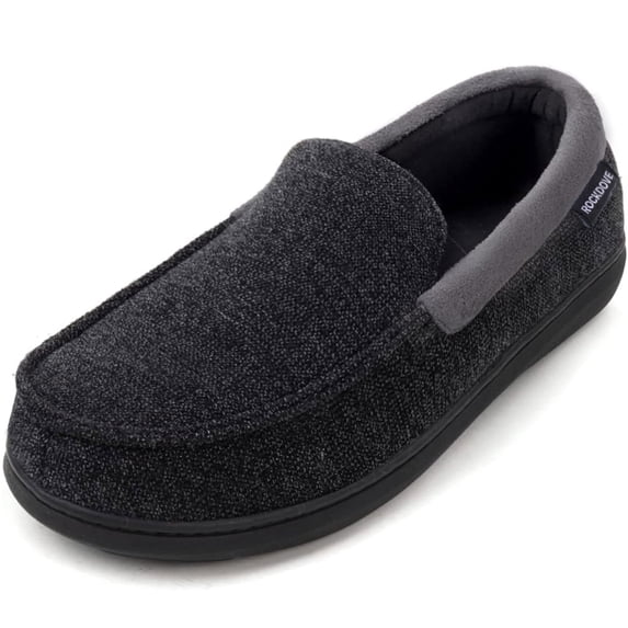 Ravelier Men's Liam Jersey Knit Moc Slipper