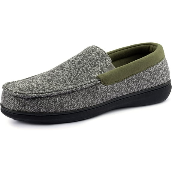 RockDove Men's Moc Slipper with SILVADUR Anti-Odor Fabric