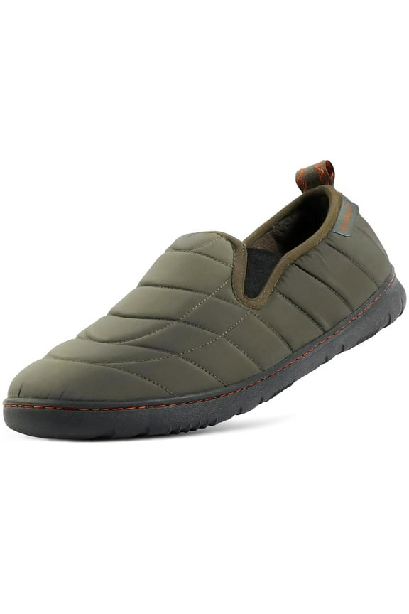 Rock Dove Men's SwiftStride Nylon Slipper, Water-Resistant Memory Fleece