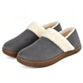 thumbnail image 1 of RockDove Women's Anti-Slip Moccasin Slipper, Flat Heel Gray, 11, 1 of 5