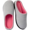 thumbnail image 1 of Ravelier Women's Knit Dual-Tone Memory Foam Slipper, 1 of 6