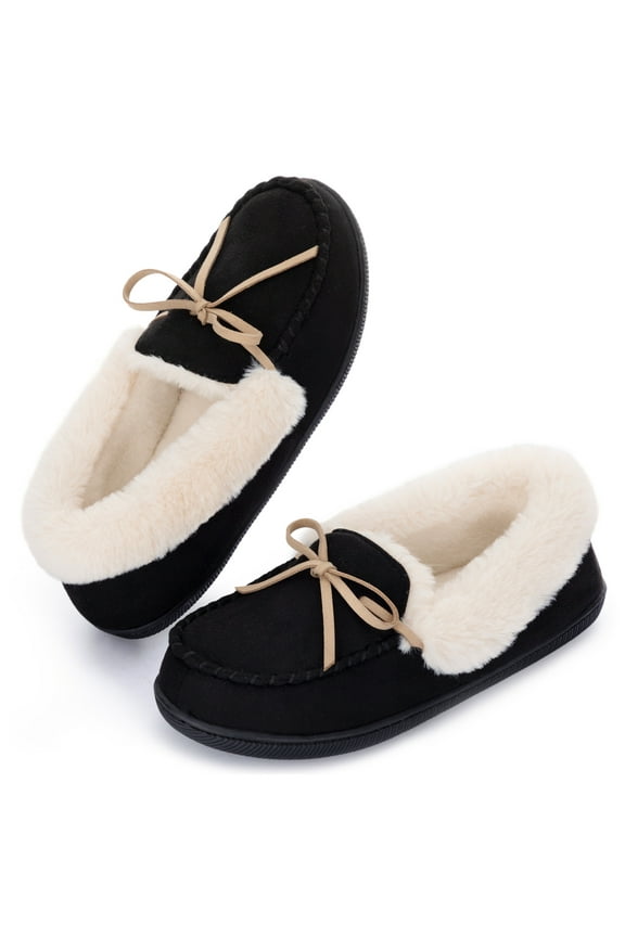 Classic Sparkle Moccasin Style Women Slipper
