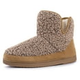 thumbnail image 1 of Ravelier Women's Fuzzy Fleece House Bootie Ladies' Memory Foam Slipper with Rubber Sole, 1 of 6