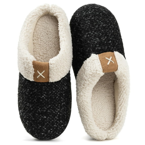 RockDove Women's Knit Sherpa Lined Slipper