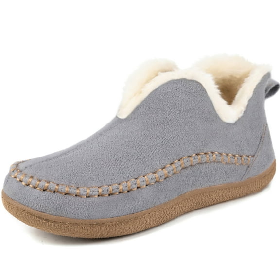 RockDove Women's Mountainside Faux Fur Lined Ankle Bootie Slipper
