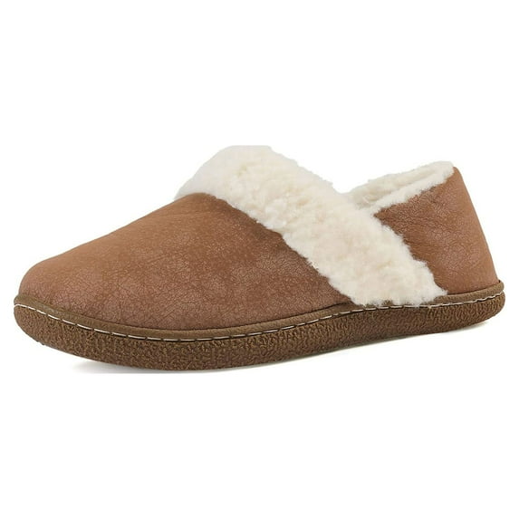 RockDove Women's Sophie Faux Leather Moc Slipper