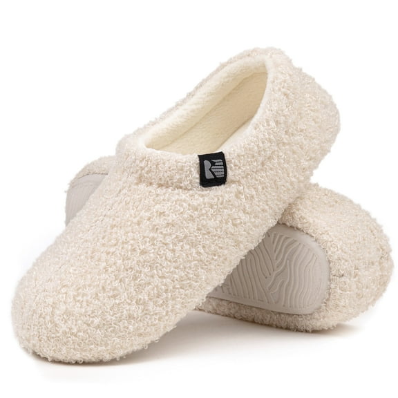 RockDove Women's Teddy Fleece Closed Back Indoor Slipper