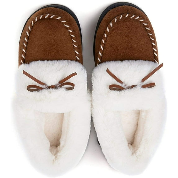 Ravelier Women's Moc Memory Foam Slipper