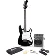 thumbnail image 1 of RockJam Electric Guitar Kit ST-Style Full Size Black with 10-Watt Amp, 1 of 6