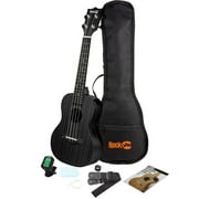 RockJam Premium Soprano Ukulele Kit with Tuner, Gig Bag, Strap, Picks & Spare Strings