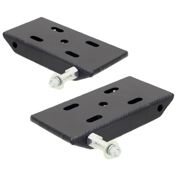 RockJock CE-9031A Heavy Duty Spring Plates with Sway Bar Mounts - 2 in. Wide Springs