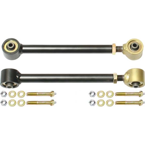 RockJock TJ/LJ Johnny Joint Adjustable Control Arms Rear Upper Adjustable Greasable Pair