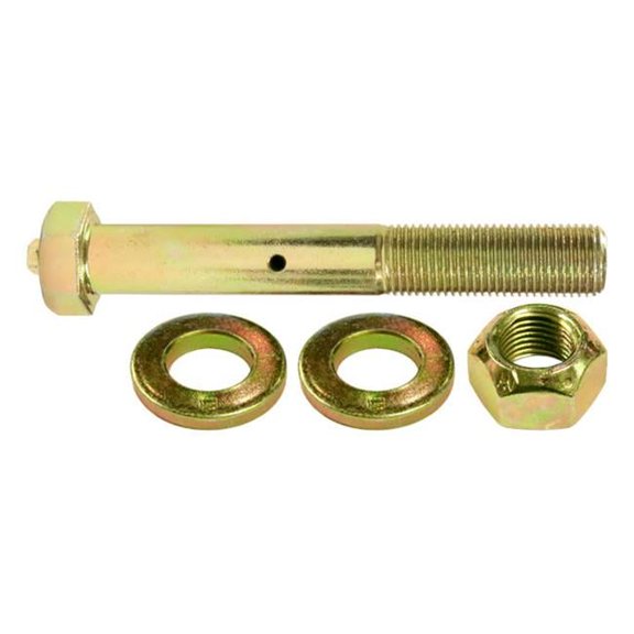 RockJock Greaseable Bolt w/ Hardware 1/2in Thread X 3 1/2in Long Flat Zerk Fitting