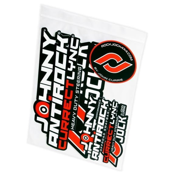 RockJock RJ-700000-1 Sticker Pack, Black