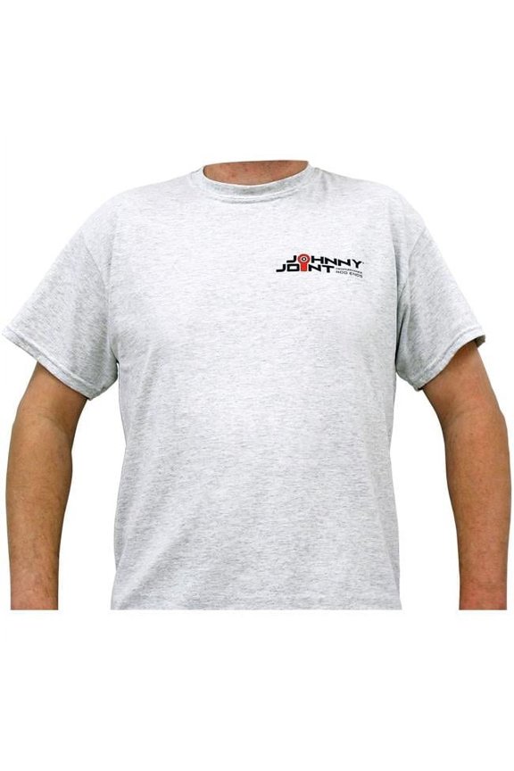 RockJock RJ-711006-XXL Men T-Shirt, Gray - 2XL