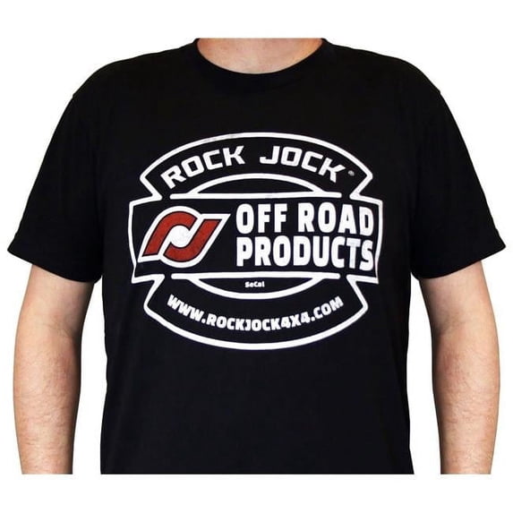 RockJock RJ-711008-YS Men T-Shirt, Black - Youth Small