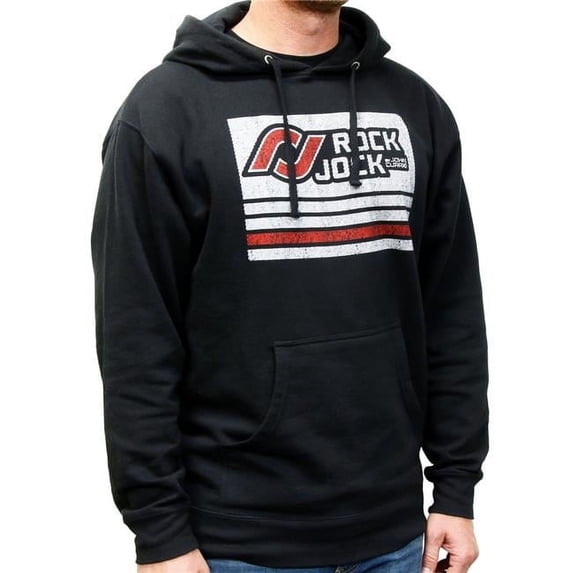 RockJock RJ-713000-XL Men Sweatshirt, Black - Extra Large