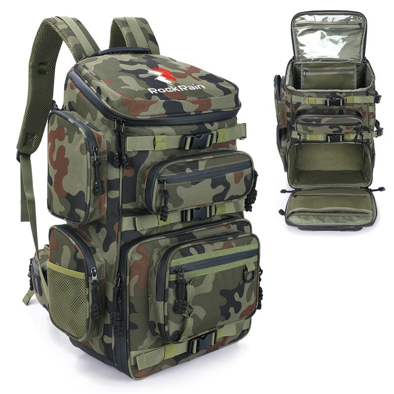 rock rain backpack RockRain Multi-Function Tactical Backpack for Hunting, Hiking, Camping,  Durable and Waterproof with Multiple Pockets and Adjustable Main Compartment