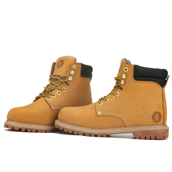 RockRooster Underwood work boots Men’s 6 inch Steel toe safety toe Wheat slip resistant Rubber outsole EH Work Boots AP9952-14