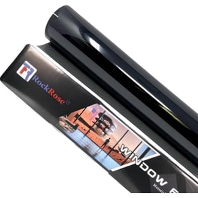 RockRose 20% VLT Carbon Professional Car Window Tint (36" x 100FT) w/ Gift