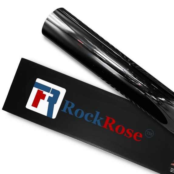 RockRose 5% VLT Charcoal Nano Ceramic Car Window Tint - Ceramic Window Tint for Car and Home, Excellent Heat Rejection, 99% UV Rejection, and IRR 90% - Size (20" X 100ft)
