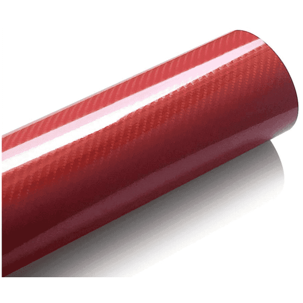 RockRose 5D Red Professional Carbon Fiber Vinyl Wrap 5FT x 4FT