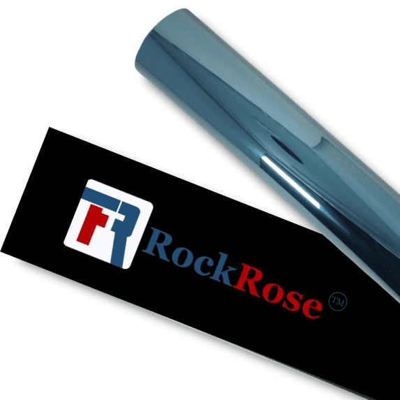RockRose 75% VLT Charcoal Nano Ceramic Car Window Tint - Ceramic Window Tint for Car and Home, Excellent Heat Rejection, 99% UV Rejection, and IRR 90% - Size (40" X 100ft)
