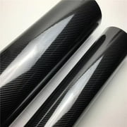 RockRose 7D Carbon Fiber Surface Vinyl Wrap Black 60 in. x 120 in.