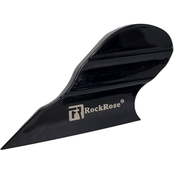 RockRose Black Side Trim Mini Squeegee Compact and Ergonomic Tool Flexible Blade for Precision Window Film and Car Tint Application (Pack 3 Units)