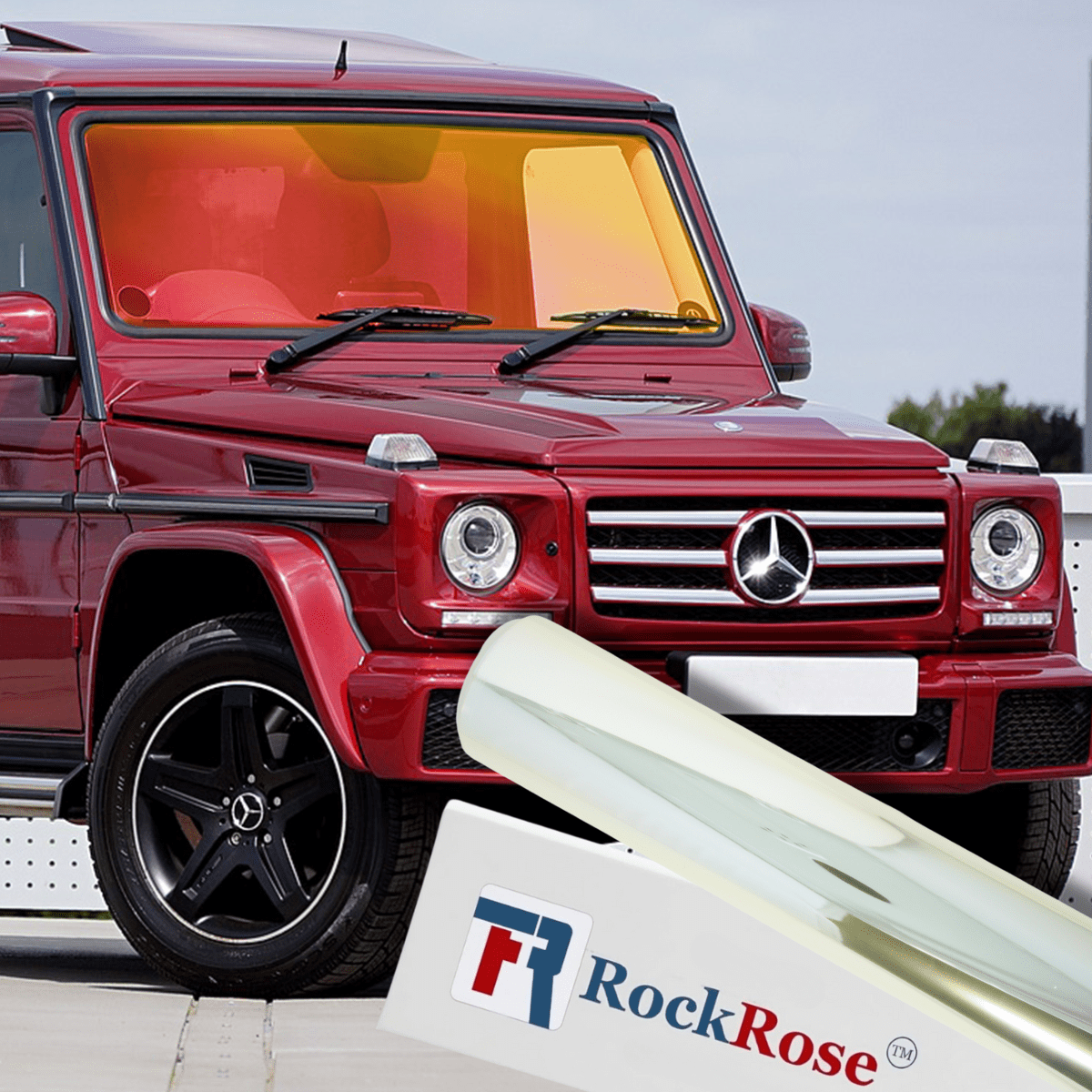 RockRose Citrus Shift Chameleon Window Film – Color-Shifting Tint for ...