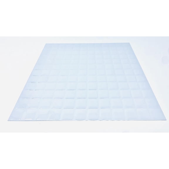 RockRose Peel-and-Stick Backsplash Tile Glass Pattern 10-Pack