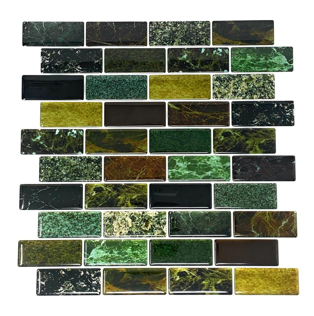 RockRose Peel-and-Stick Backsplash Tile Mosaic Pattern 200-Pack