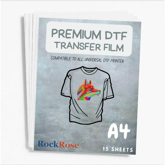 RockRose Pre Treat A4 Size DTF Film (50-Sheets)