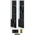 thumbnail image 1 of RockShox Fork Decal Kit - ZEB Ultimate Flight Attendant, 27.5"/29", Matte Silver Foil For Gloss Black (2023), 1 of 1