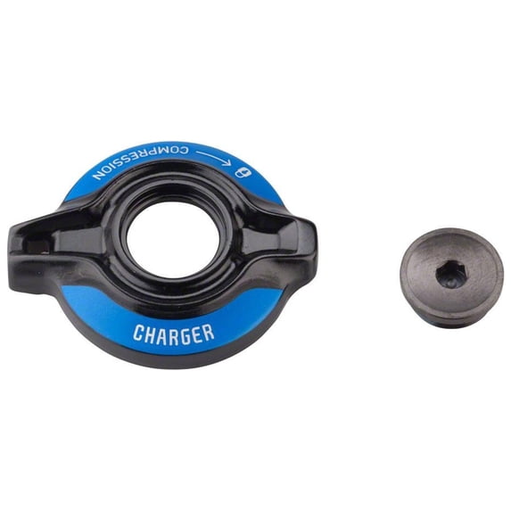 RockShox Charger RC Compression Damper Adjuster Knob & External Hardware Crown, Lyrik (B1), Pike (A2-A3), Pike DJ (2017+)