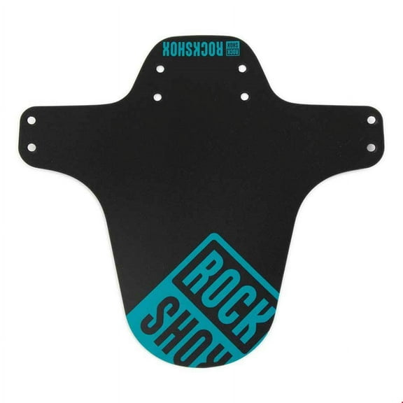RockShox MTB Fender Black with Teal Print