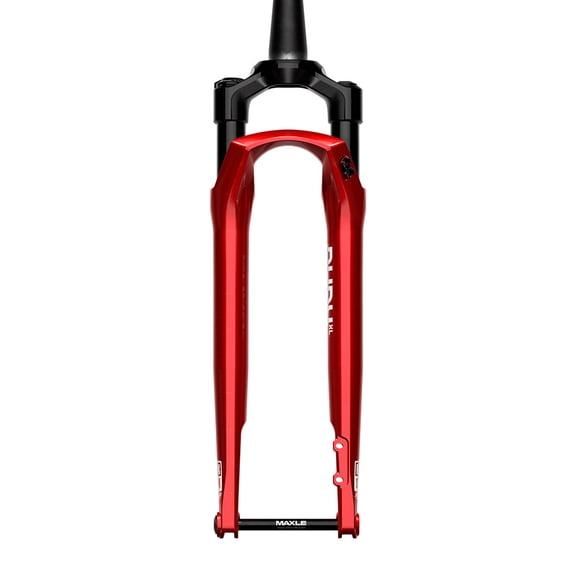 RockShox Rudy XL Ultimate A1 Suspension Fork, 700C, Solo Air, 60mm, 1-1/8''-1.5'', 12x100mm TA, Rake: 45mm, Red